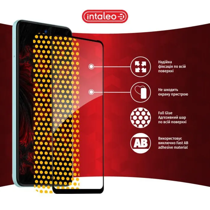 Скло захисне Intaleo Full Glue ESD ZTE Blade A75 Black (1283126620898) зображення 7