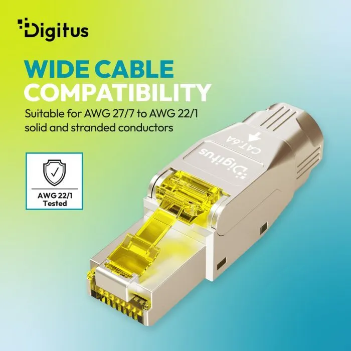 Конектор RJ45 cat.6A STP 8P8C, tool-free, 1pcs Digitus (DN-93638) зображення 12