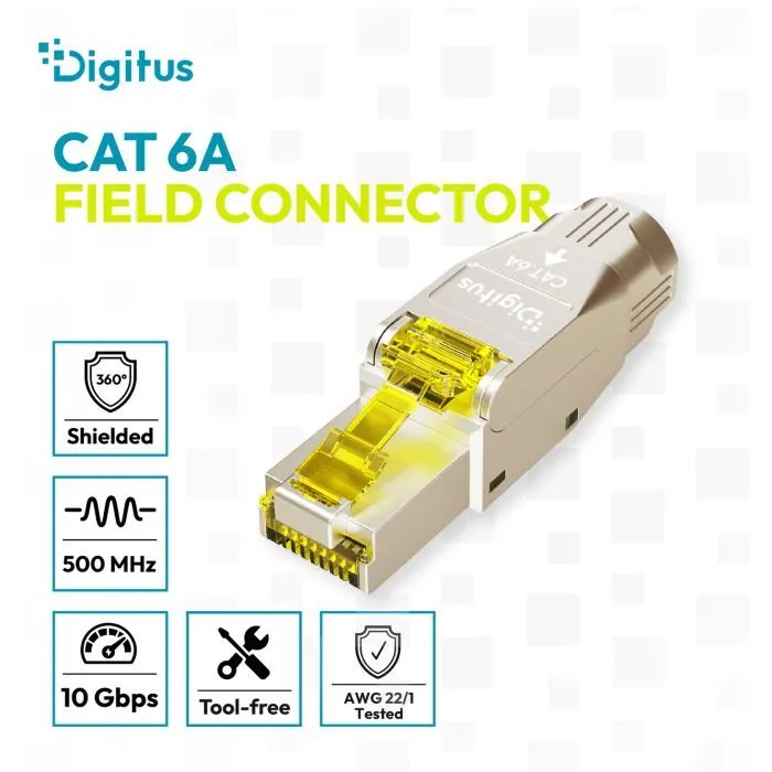 Конектор RJ45 cat.6A STP 8P8C, tool-free, 1pcs Digitus (DN-93638) зображення 9