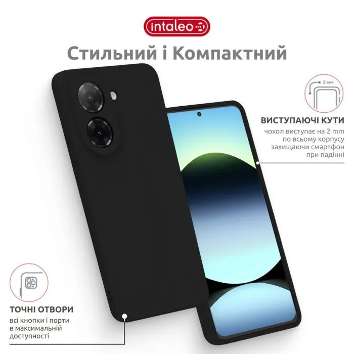 Чохол до мобільного телефона Intaleo SoftShell Xiaomi Redmi A5 Black (1283126631320) зображення 4