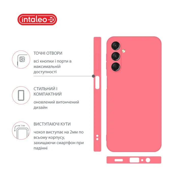 Чохол до мобільного телефона Intaleo Silicone Samsung Galaxy A24 Orange (1283126600074) зображення 4
