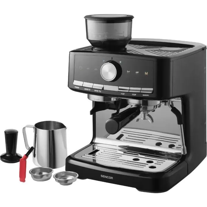 Ріжкова кавоварка еспресо Sencor SES 6020BK