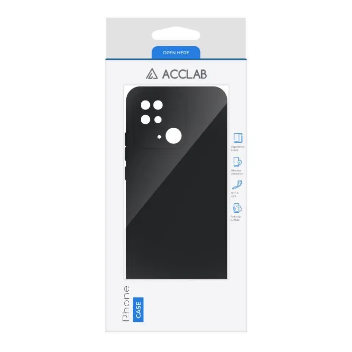 Чохол до мобільного телефона ACCLAB SoftShell Xiaomi Redmi 10C Black (1283126552977) зображення 2