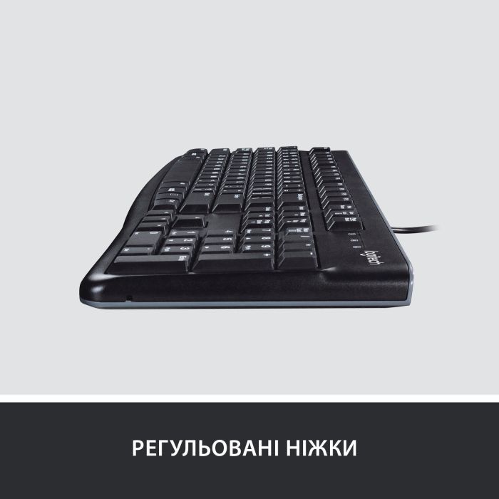 Клавиатура Logitech K120 Ukr (920-002643) изображение 3