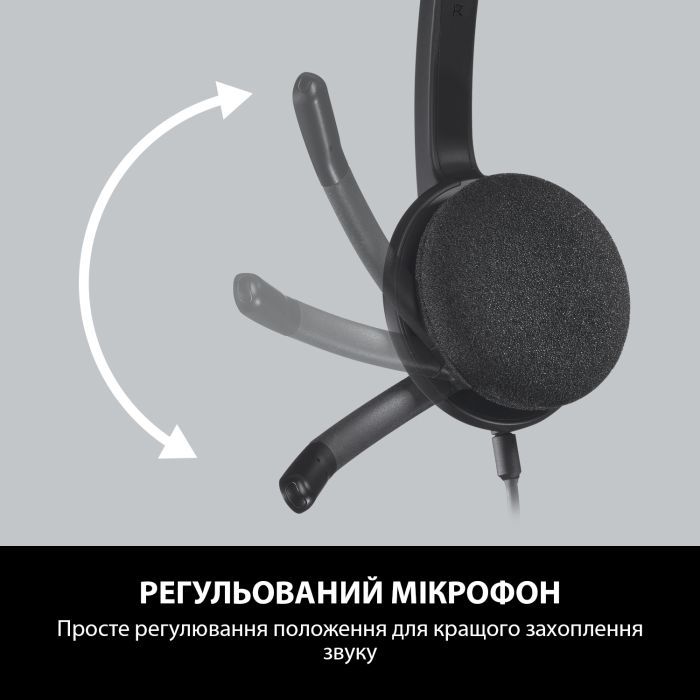 Навушники Logitech H340 USB HEADSET (981-000475) зображення 5