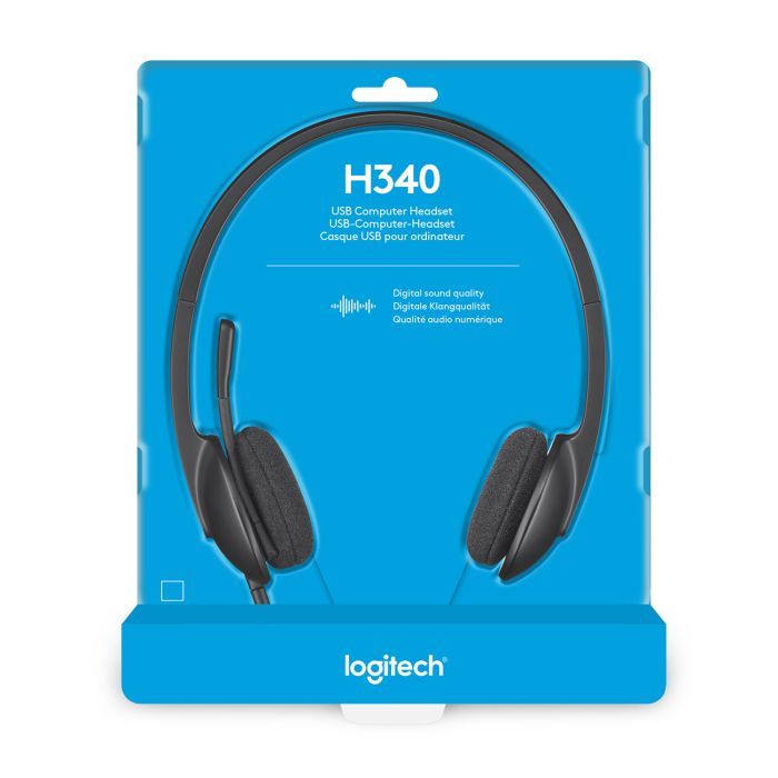 Навушники Logitech H340 USB HEADSET (981-000475) зображення 8