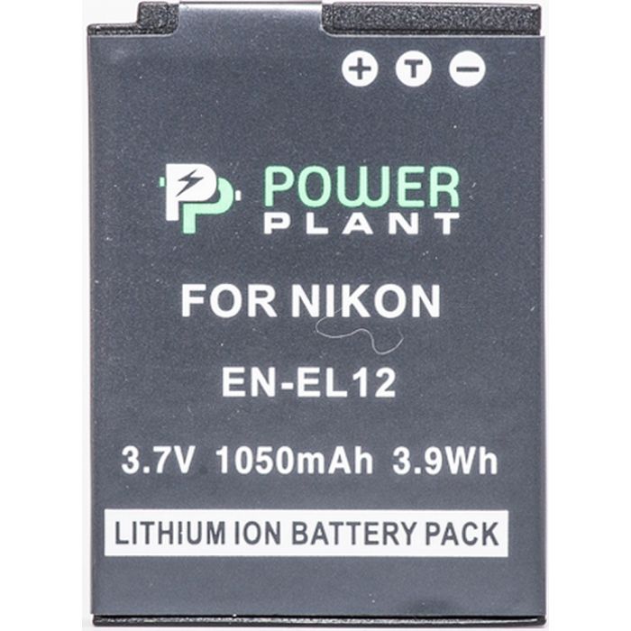Аккумулятор к фото/видео PowerPlant Nikon EN-EL12 (DV00DV1242)