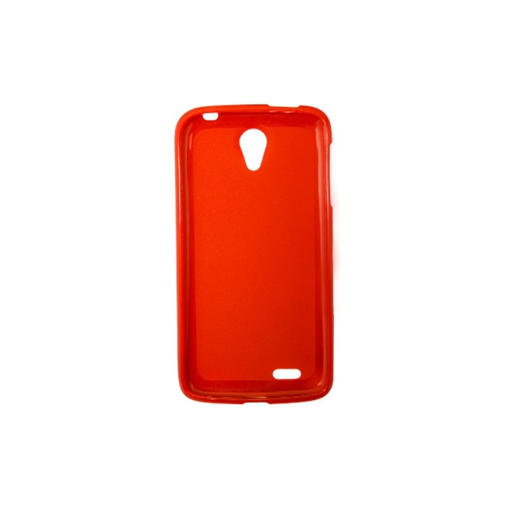 Чехол для мобильного телефона Drobak для Samsung I8262 Galaxy Core /Elastic PU /Red Clear (216083) изображение 2