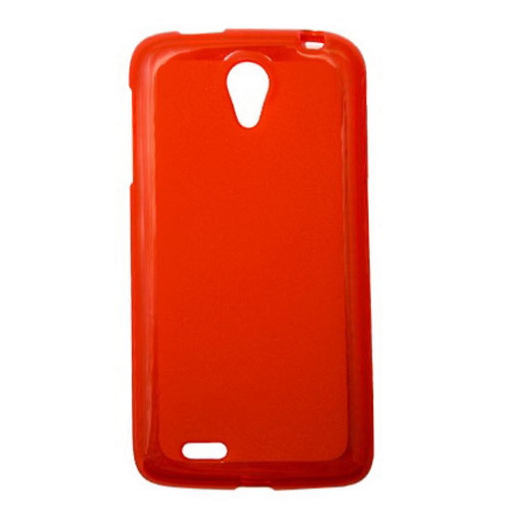 Чехол для мобильного телефона Drobak для Samsung I8262 Galaxy Core /Elastic PU /Red Clear (216083)