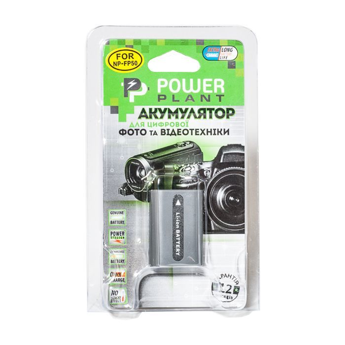 Аккумулятор к фото/видео PowerPlant Sony NP-FP50 (DV00DV1025) изображение 3
