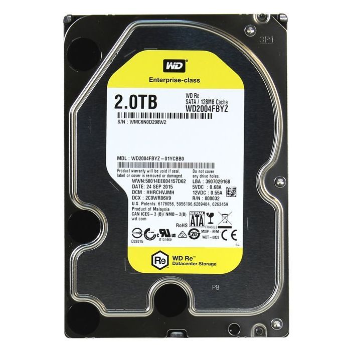 Жесткий диск 3.5" 2TB WD (WD2004FBYZ)