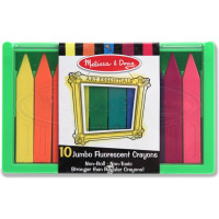 Набор для творчества Melissa&Doug Мелки полимерные флуоресцентные 10 цветов (MD4153)