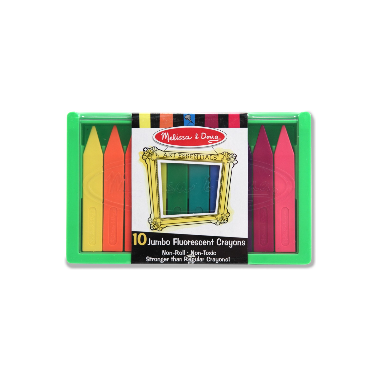 Набір для творчості Melissa&Doug Мелки полимерные флуоресцентные 10 цветов (MD4153)