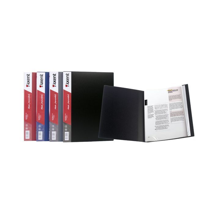 Папка з файлами Axent 20 sheet protectors, burgundy (1020-04-А) зображення 2