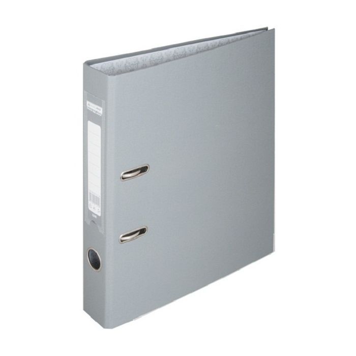 Папка - реєстратор Buromax А4, 50мм, JOBMAX PP, gray, built-up (BM.3012-09c)