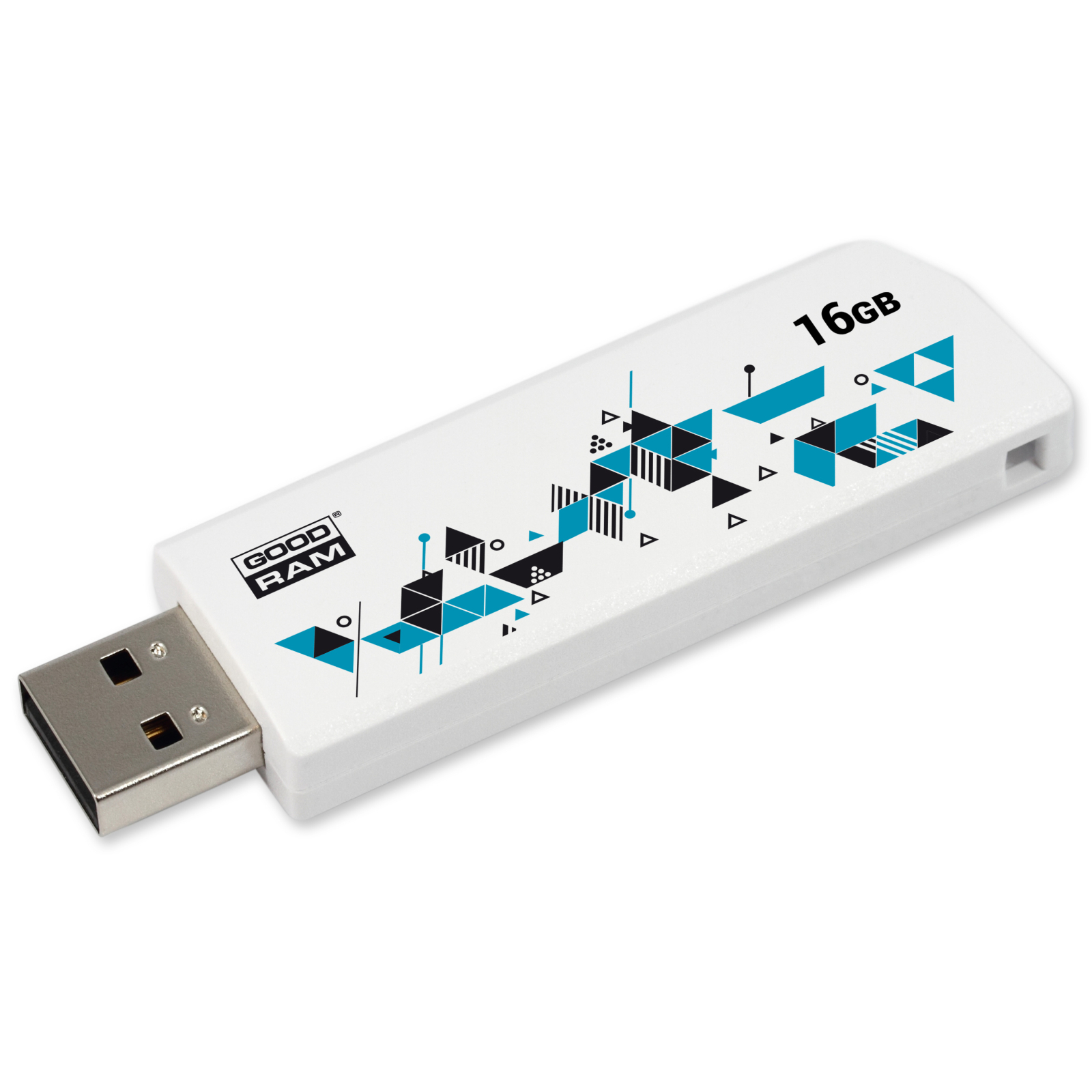 USB флеш накопичувач Goodram 16GB Cl!ck White USB 2.0 (UCL2-0160W0R11) зображення 4