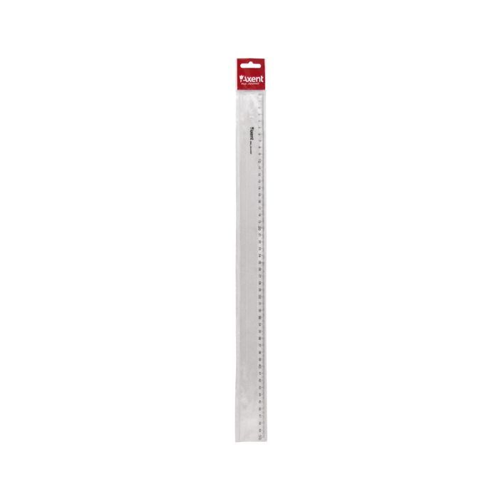 Лінійка Axent plastic, 50cm, clear (7350-А) зображення 2