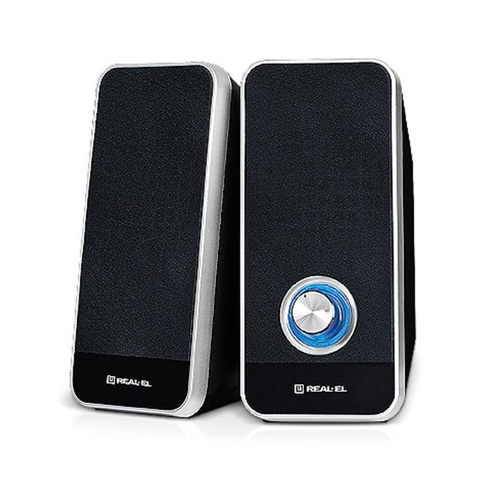 Акустическая система REAL-EL S-80, USB, black