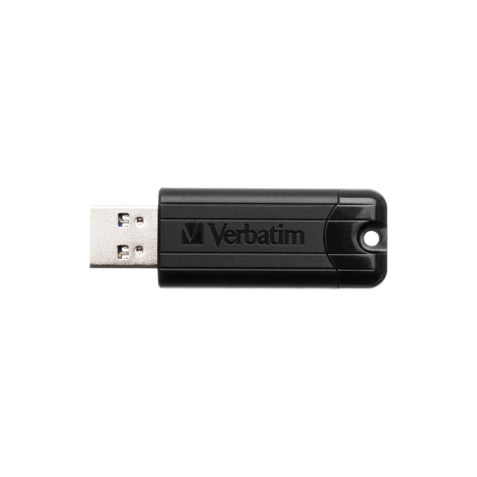 USB флеш накопитель Verbatim 16GB PinStripe Black USB 3.2 (49316) изображение 2