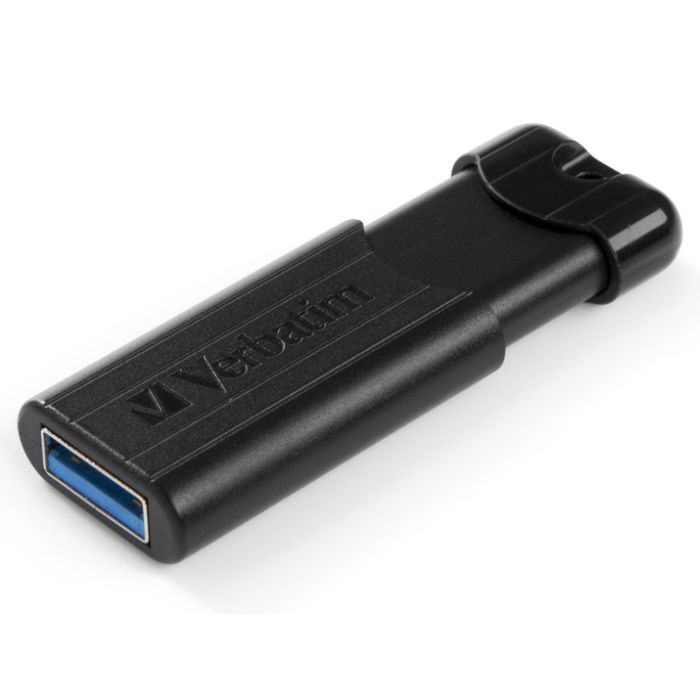 USB флеш накопитель Verbatim 32GB PinStripe Black USB 3.0 (49317) изображение 3