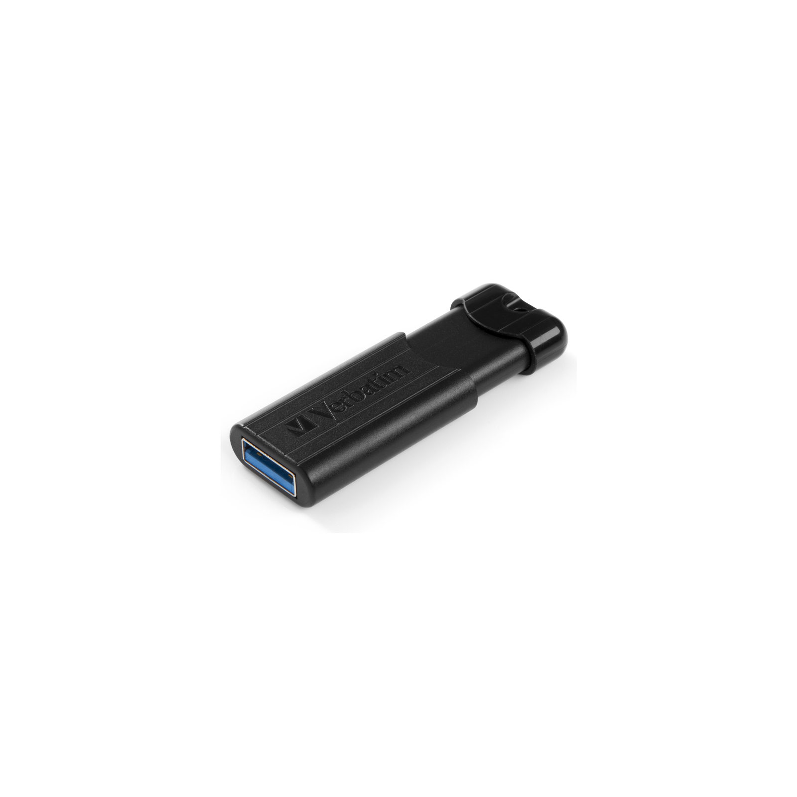USB флеш накопитель Verbatim 16GB PinStripe Black USB 3.2 (49316) изображение 3