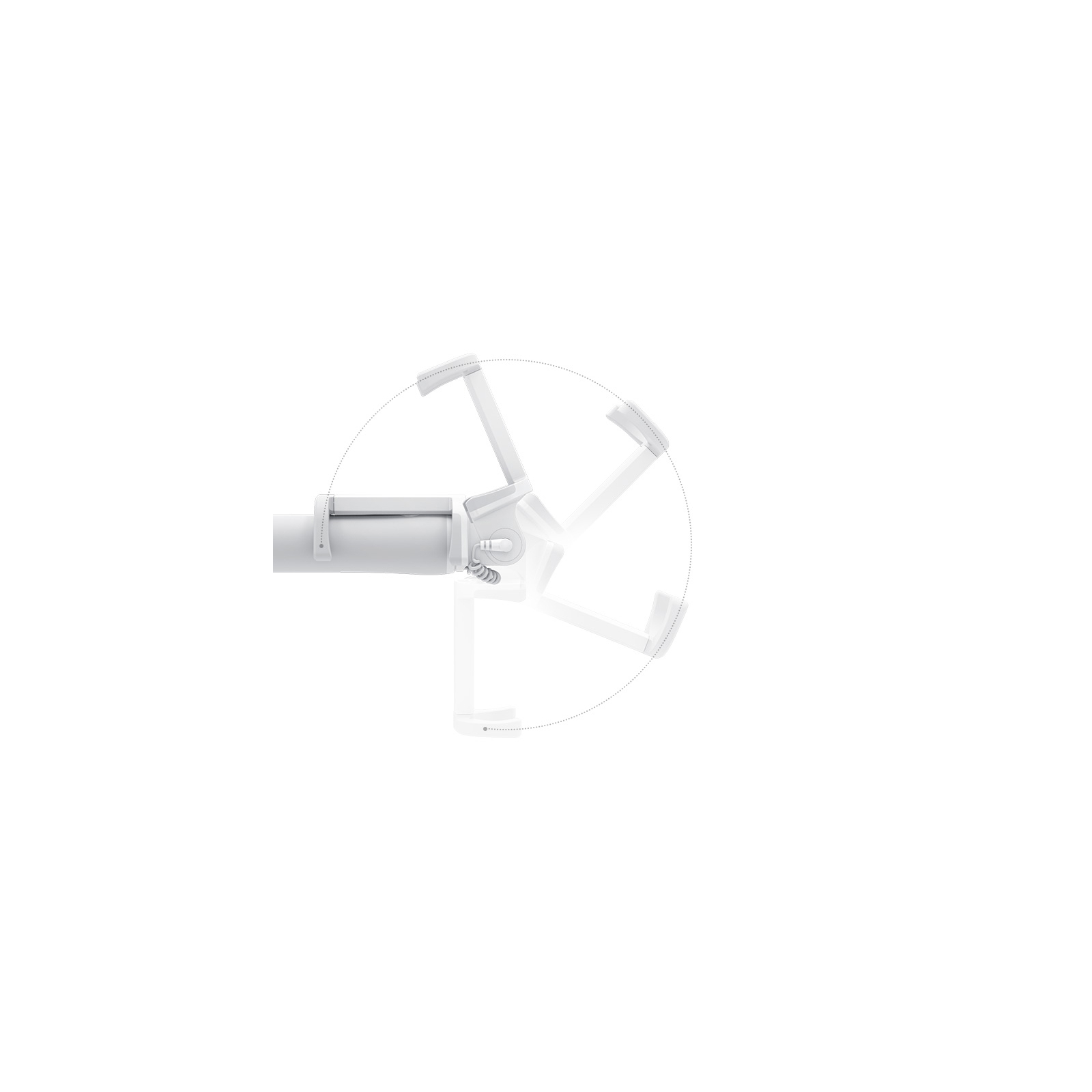 Монопод для селфи Xiaomi Selfie Stick with cable 3,5" Gray (FBA4055GL / FBA4075CN / 53750) изображение 2
