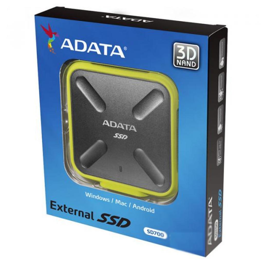 Накопитель SSD USB 3.1 1TB ADATA (ASD700-1TU3-CYL) изображение 8