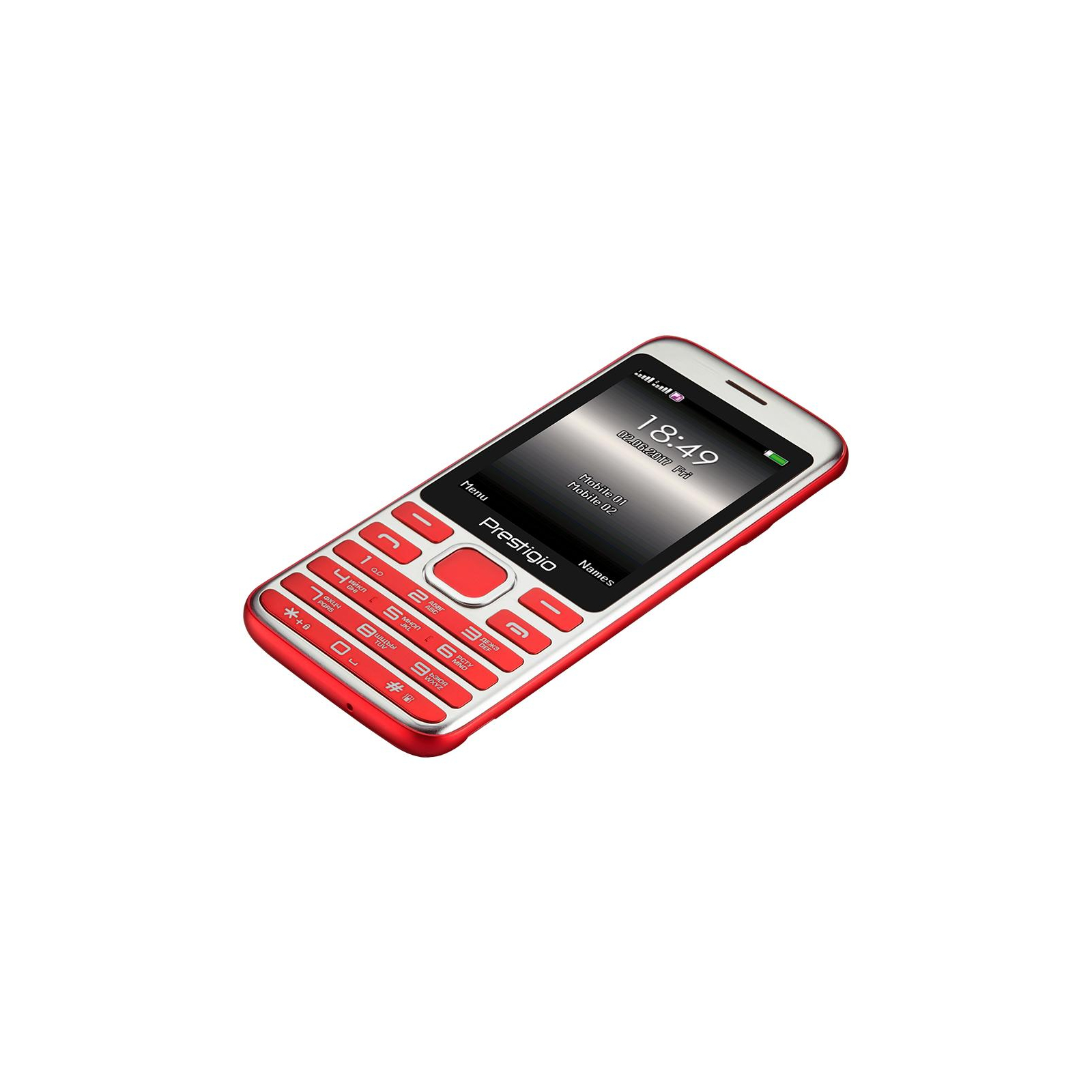 Мобильный телефон Prestigio 1281 Duo Red (PFP1281DUORED) изображение 6