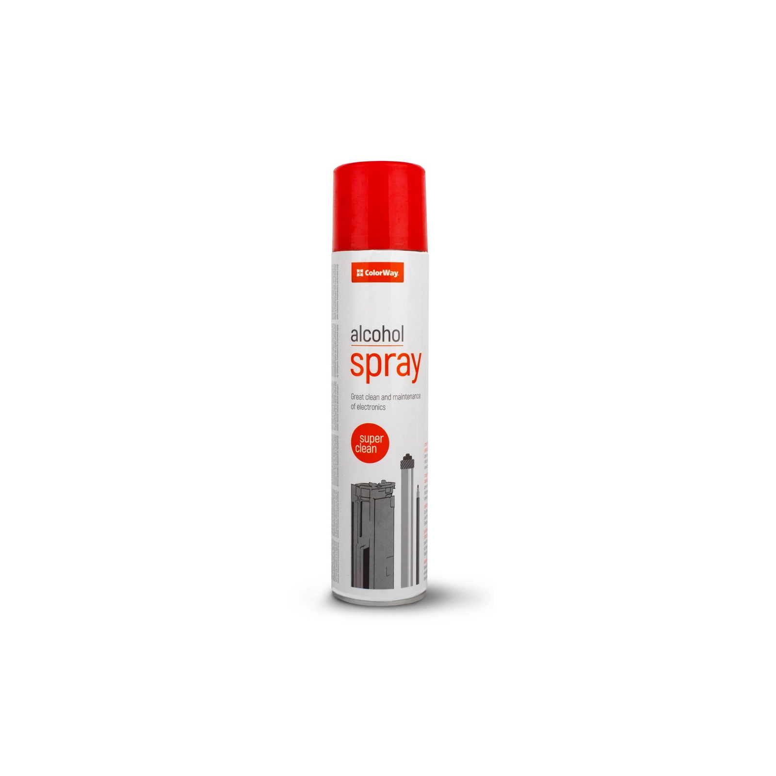 Спрей для очистки ColorWay alcohol spray, 300ml (CW-3730)