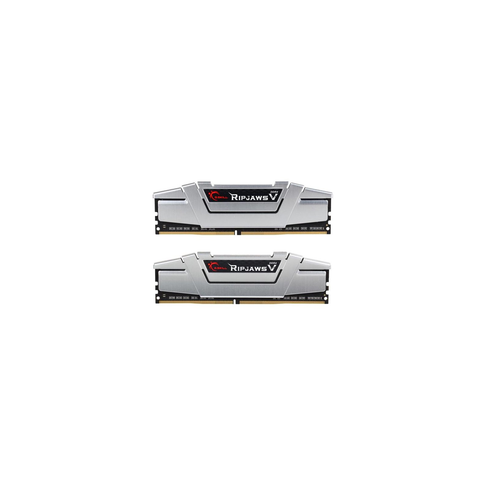 Модуль памяти для компьютера DDR4 16GB (2x8GB) 2400 MHz RipjawsV Silver G.Skill (F4-2400C15D-16GVS)