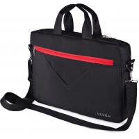 Сумка для ноутбука Vinga 15.6" NB250BR black-red (NB250BR)