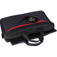 Сумка для ноутбука Vinga 15.6" NB250BR black-red (NB250BR) изображение 7