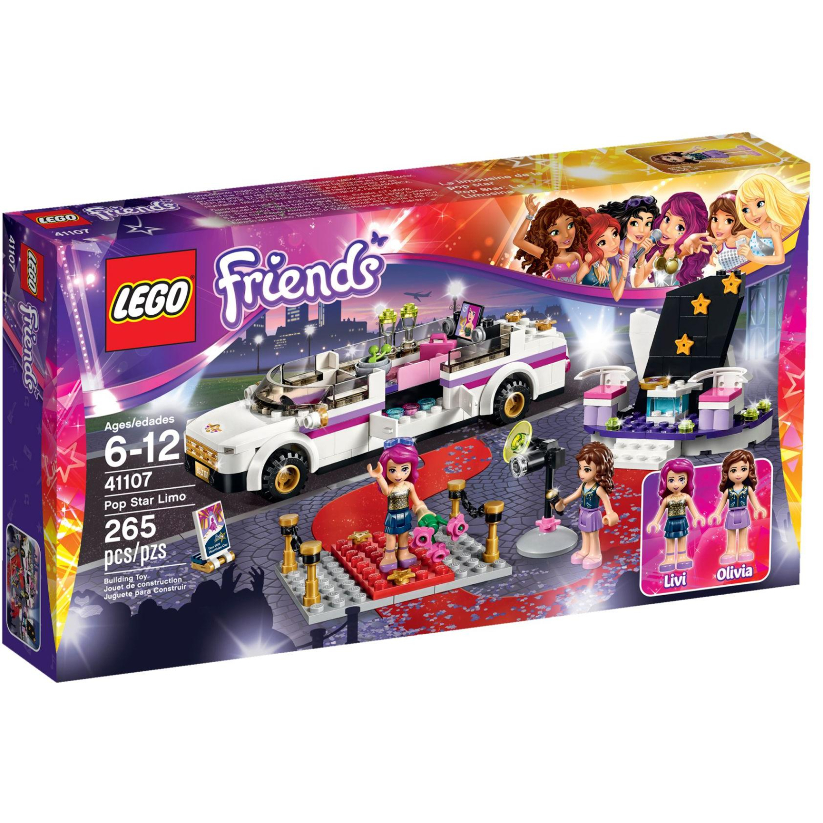 Конструктор LEGO Friends Лимузин поп-звезды (41107)