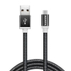 Дата кабель USB 2.0 AM to Micro 5P 1.0m Black ADATA (AMUCAL-100CMK-CBK)