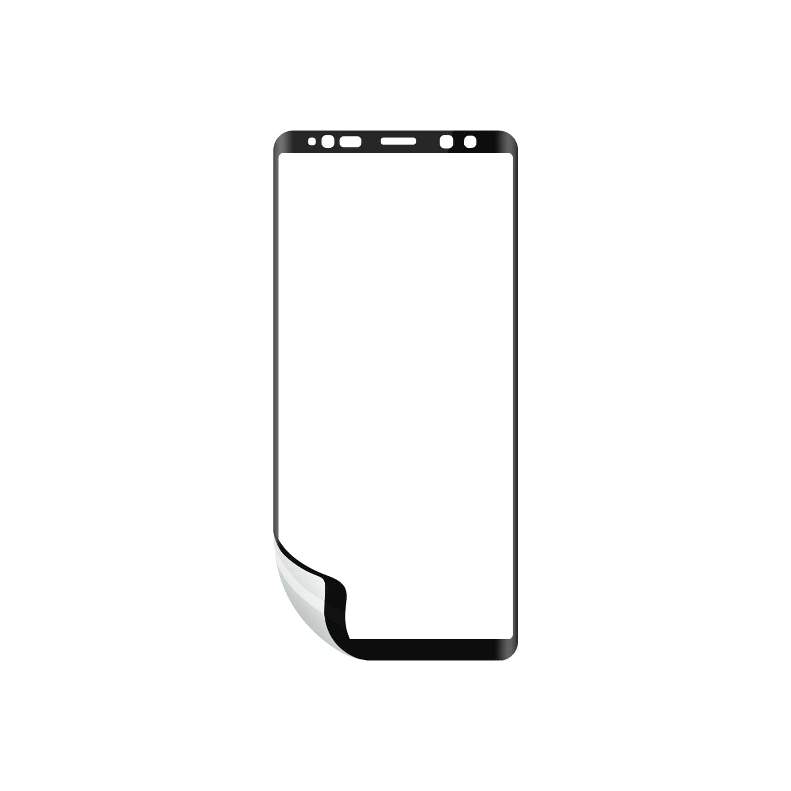 Пленка защитная MakeFuture для Samsung Note 8 Black 3D (MF3D-SN8B) изображение 2