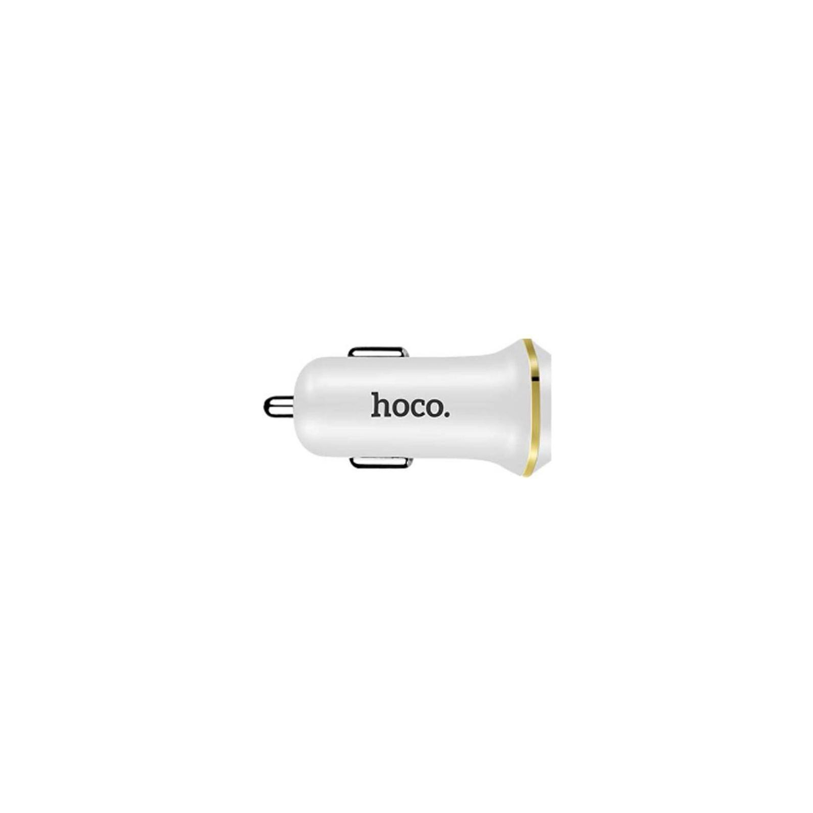 Зарядний пристрій HOCO Z1 2*USB, 2.1A, White (63315)