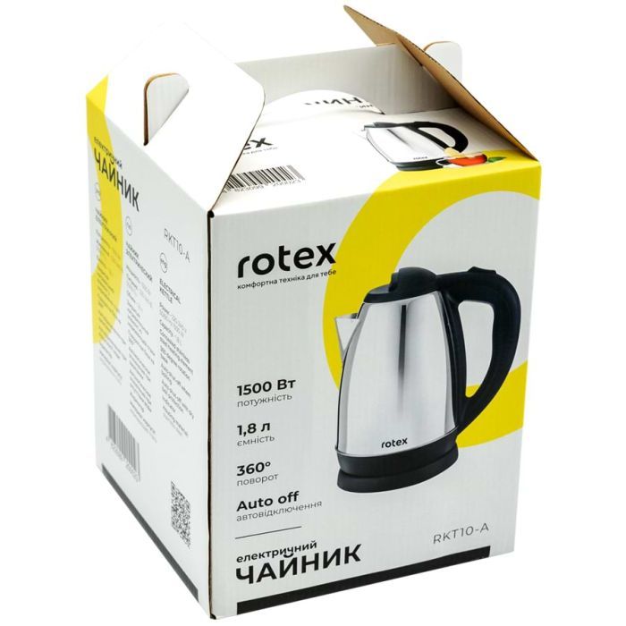 Електрочайник Rotex RKT10-A зображення 4