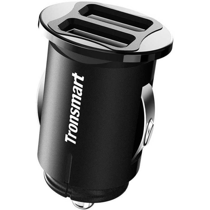 Зарядное устройство Tronsmart C24 Dual USB Port Car Charger Black (236876) изображение 2