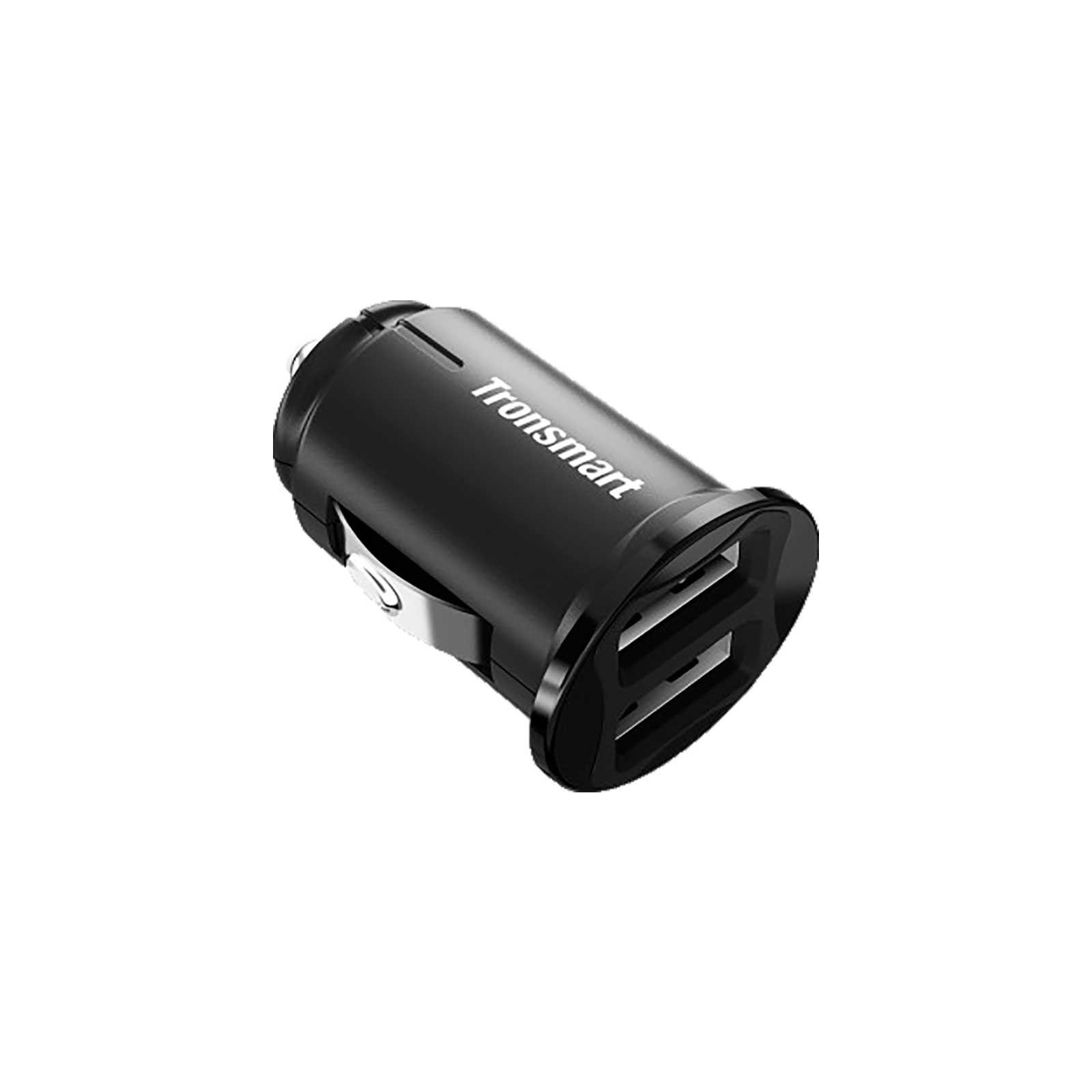 Зарядний пристрій Tronsmart C24 Dual USB Port Car Charger Black (236876)