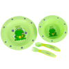 Набір дитячого посуду Baby Team 4 од. зелений (6010 лягушонок) зображення 2