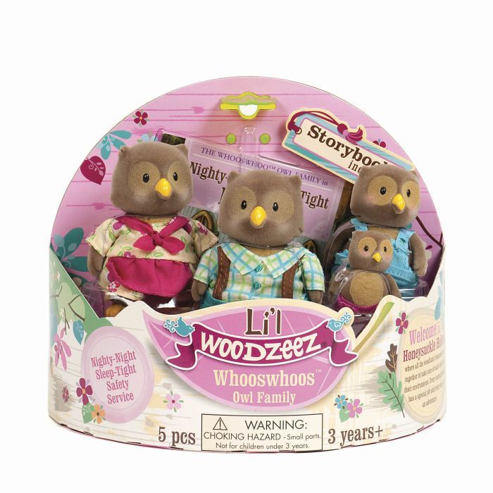 Фігурка Li'l Woodzeez Семья Сов (6007M) зображення 2