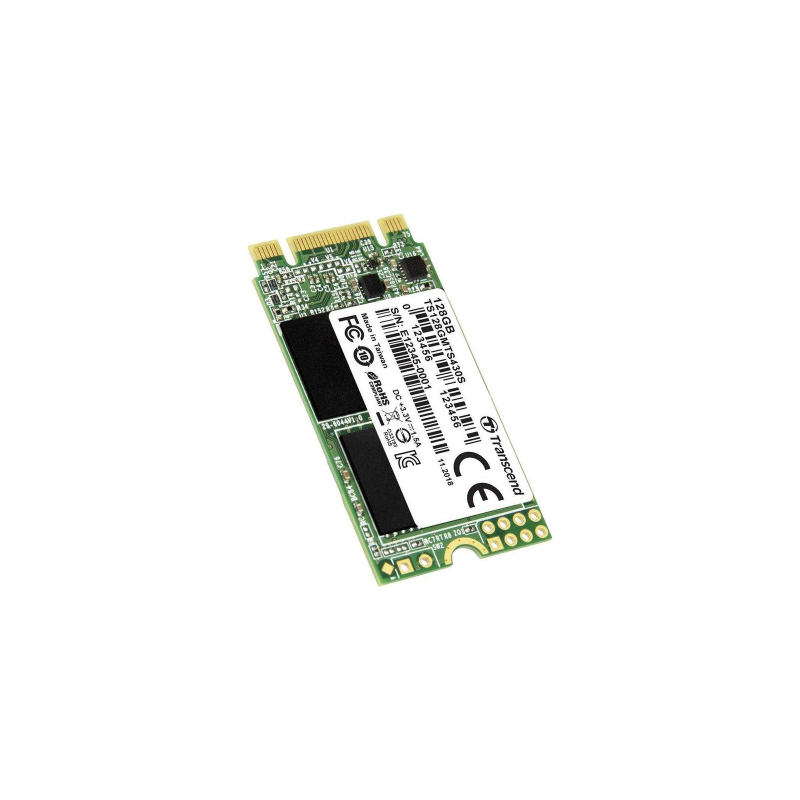 Накопичувач SSD M.2 2242 512GB Transcend (TS512GMTS430S) зображення 3