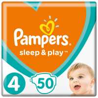 Подгузники Pampers Sleep & Play Maxi Размер 4 (9-14 кг), 50 шт (8001090669056)