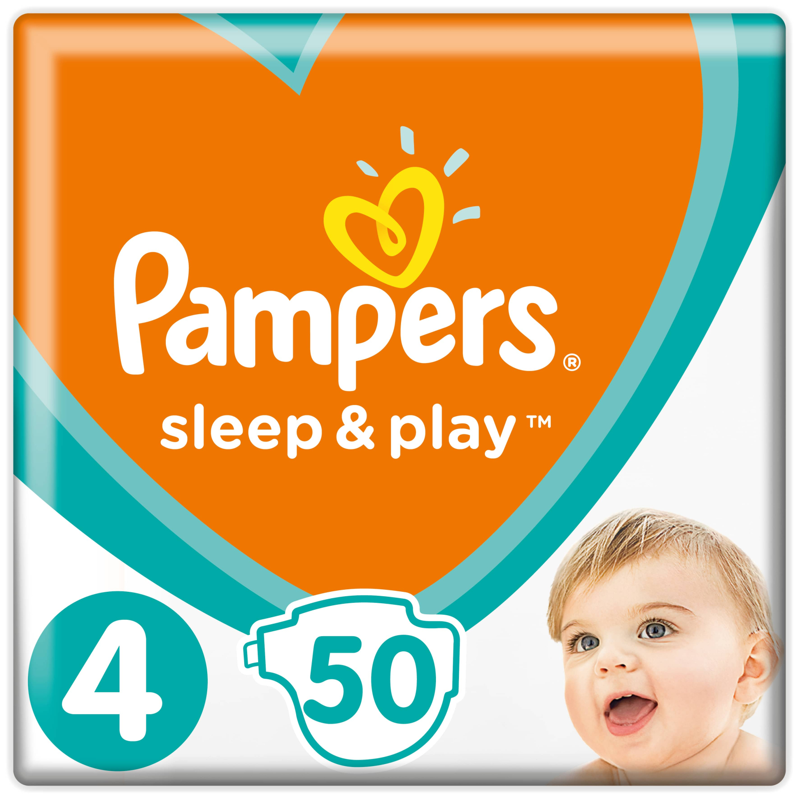 Підгузки Pampers Sleep & Play Maxi Розмір 4 (9-14 кг), 50 (8001090669056)