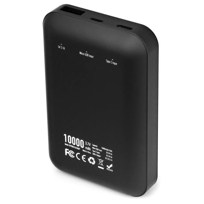 Батарея универсальная Vinga 10000 mAh Display soft touch purple (BTPB0310LEDROP) изображение 5
