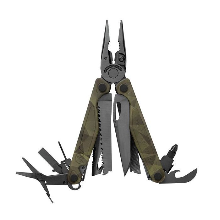 Мультитул Leatherman Charge Plus Camo Forest, синтетичний чохол, карт. коробка (832710)