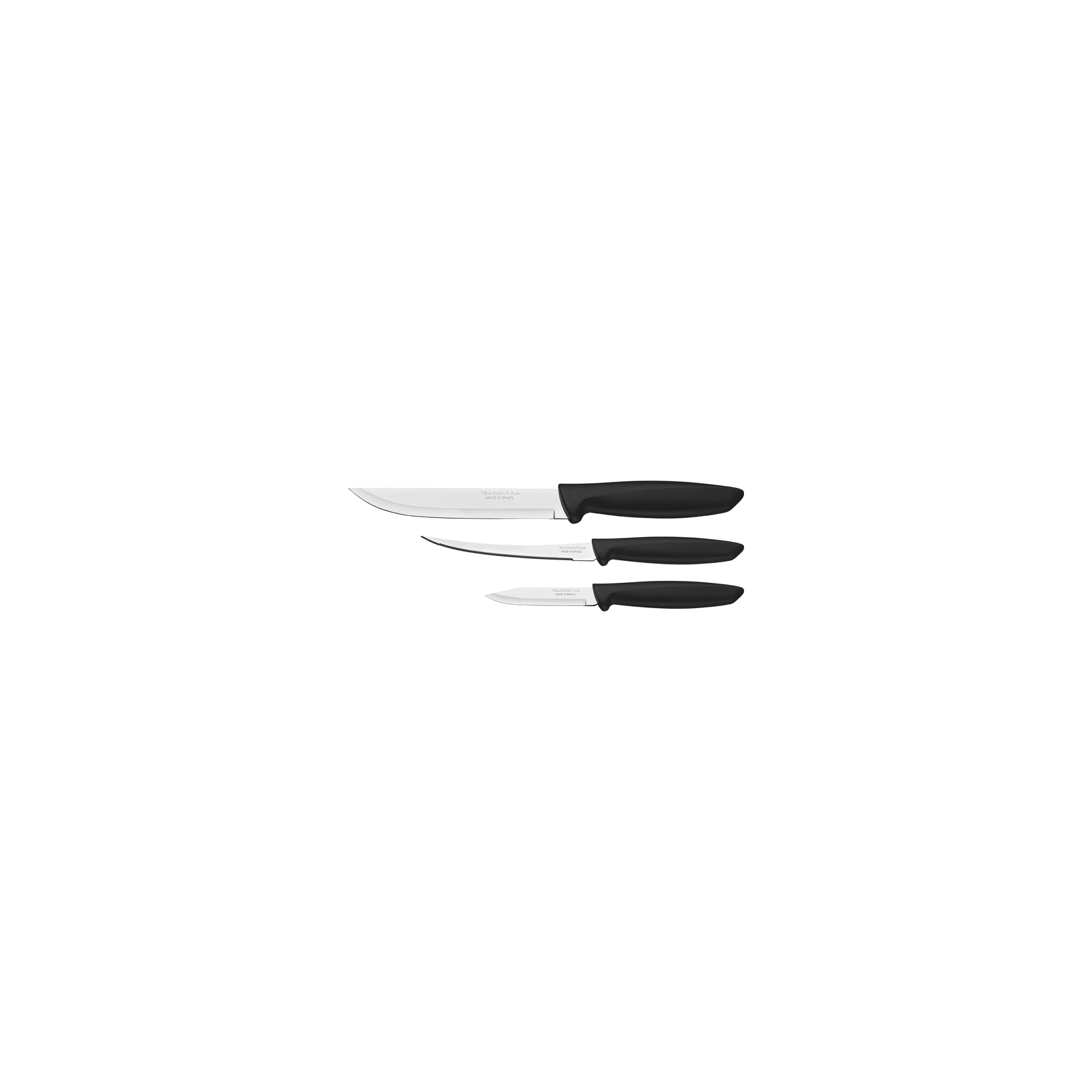 Набір ножів Tramontina Plenus 3шт Black (23498/013) зображення 2