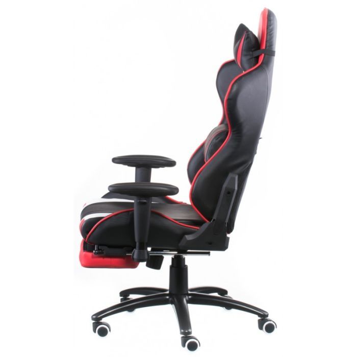 Крісло ігрове Special4You ExtremeRace black/red with footrest (E4947) зображення 2