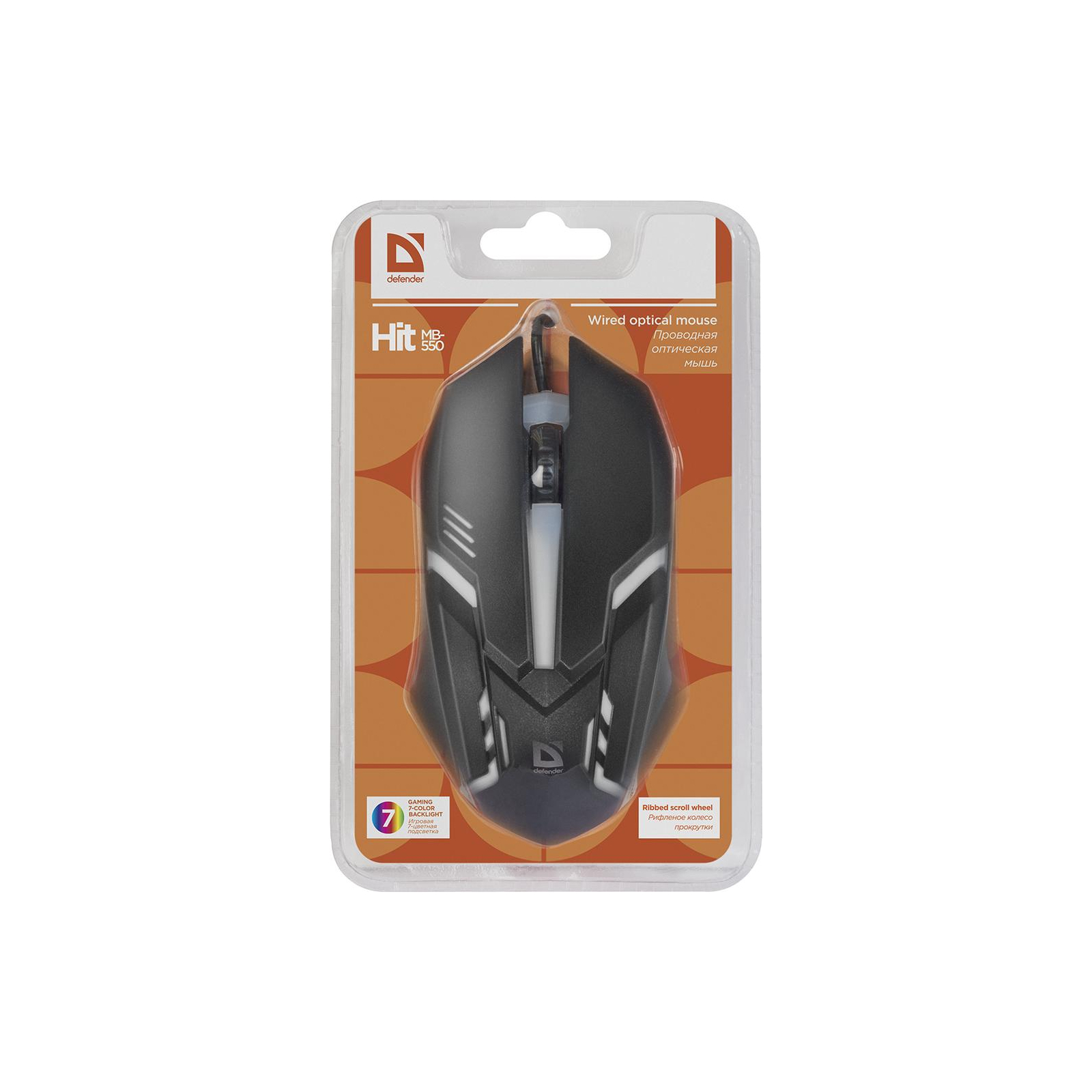 Мишка Defender Hit MB-550 Black (52550) зображення 6