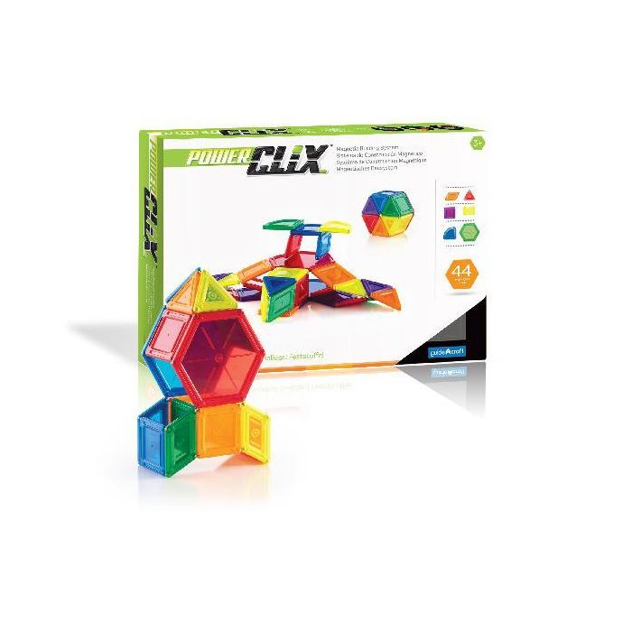 Конструктор Guidecraft PowerClix Solids 44 детали (G9421)